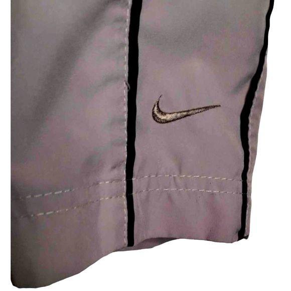 Nike Men's Gray Nylon Activewear Shorts elastic waist draw string size XXL - Picture 2 of 6